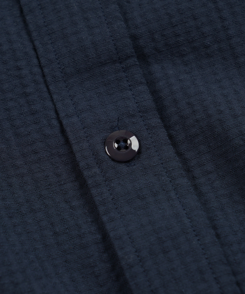 FRIZMWORKS(フリズムワークス)の「OG DOBBY WEAVE SEERSUCKER HALF SHIRT _ NAVY(シャツ/ブラウス・メンズ・その他・SMALL/MEDIUM/LARGE/X-LARGE)」の5枚目の写真