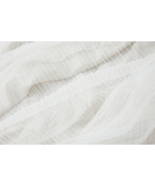 tageechita(タジチタ)の「【tageechita】シアープリーツ レイヤード コクーンワンピース(ワンピース・レディース・アイボリー・L/M/S)」の6枚目の写真