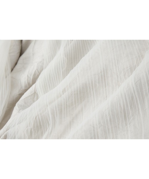 tageechita(タジチタ)の「【tageechita】シアープリーツ レイヤード コクーンワンピース(ワンピース・レディース・アイボリー・L/M/S)」の8枚目の写真