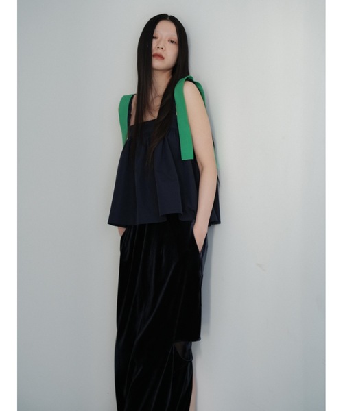 Katrin TOKYO（カトリーントーキョー）の「bicolor ruffle tops（キャミソール・レディース・ホワイト/チャコールグレー/ブルー系その他/ネイビー・FREE/XS）」の20枚目の写真