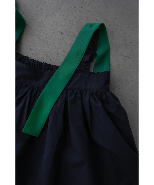 Katrin TOKYO（カトリーントーキョー）の「bicolor ruffle tops（キャミソール・レディース・ホワイト/チャコールグレー/ブルー系その他/ネイビー・FREE/XS）」の9枚目の写真