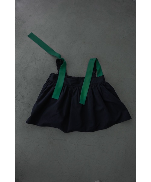 Katrin TOKYO（カトリーントーキョー）の「bicolor ruffle tops（キャミソール・レディース・ホワイト/チャコールグレー/ブルー系その他/ネイビー・FREE/XS）」の10枚目の写真