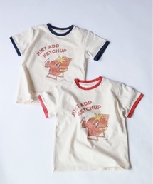 Catchup（ケチャップ）の「トマトくんリンガーTシャツ（Tシャツ/カットソー）」