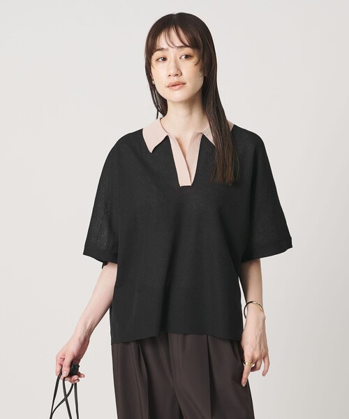 今期商品 UNITED ARROWS スキッパー ドルマンスリーブ ニット スキッパー ドルマンスリーブ ニット ‐ウォッシャブル‐（ニット