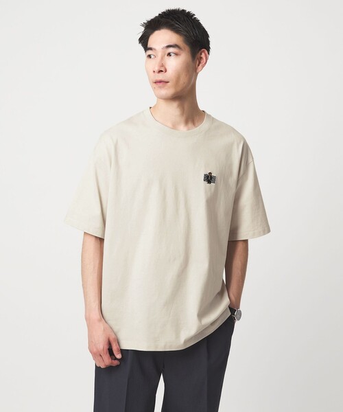 ROSTER・INFIELDER DESIGN(ロスターインフィールダーデザイン)の「【別注】<ROSTER BEAR>GLR 刺しゅう ロゴ 半袖 Tシャツ(Tシャツ/カットソー・メンズ・ケリーグリーン/ナチュラル/ダークブラウン/ダークグレー・L/XL/M/S)」の3枚目の写真