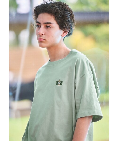 ROSTER・INFIELDER DESIGN(ロスターインフィールダーデザイン)の「【別注】<ROSTER BEAR>GLR 刺しゅう ロゴ 半袖 Tシャツ(Tシャツ/カットソー・メンズ・ケリーグリーン/ナチュラル/ダークブラウン/ダークグレー・L/XL/M/S)」の21枚目の写真