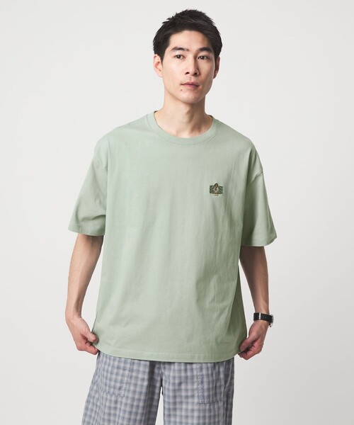 ROSTER・INFIELDER DESIGN(ロスターインフィールダーデザイン)の「【別注】<ROSTER BEAR>GLR 刺しゅう ロゴ 半袖 Tシャツ(Tシャツ/カットソー・メンズ・ケリーグリーン/ナチュラル/ダークブラウン/ダークグレー・L/XL/M/S)」の6枚目の写真