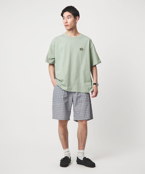 ROSTER・INFIELDER DESIGN(ロスターインフィールダーデザイン)の「【別注】<ROSTER BEAR>GLR 刺しゅう ロゴ 半袖 Tシャツ(Tシャツ/カットソー・メンズ・ケリーグリーン/ナチュラル/ダークブラウン/ダークグレー・L/XL/M/S)」の7枚目の写真