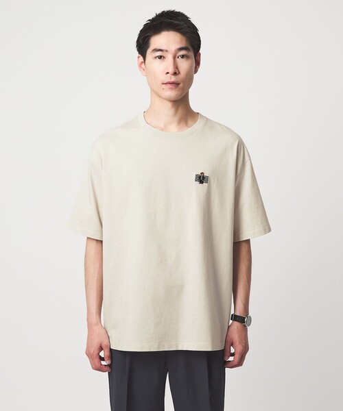 ROSTER・INFIELDER DESIGN(ロスターインフィールダーデザイン)の「【別注】<ROSTER BEAR>GLR 刺しゅう ロゴ 半袖 Tシャツ(Tシャツ/カットソー・メンズ・ケリーグリーン/ナチュラル/ダークブラウン/ダークグレー・L/XL/M/S)」の8枚目の写真