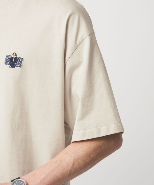 ROSTER・INFIELDER DESIGN(ロスターインフィールダーデザイン)の「【別注】<ROSTER BEAR>GLR 刺しゅう ロゴ 半袖 Tシャツ(Tシャツ/カットソー・メンズ・ケリーグリーン/ナチュラル/ダークブラウン/ダークグレー・L/XL/M/S)」の12枚目の写真