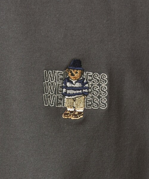 ROSTER・INFIELDER DESIGN(ロスターインフィールダーデザイン)の「【別注】<ROSTER BEAR>GLR 刺しゅう ロゴ 半袖 Tシャツ(Tシャツ/カットソー・メンズ・ケリーグリーン/ナチュラル/ダークブラウン/ダークグレー・L/XL/M/S)」の16枚目の写真