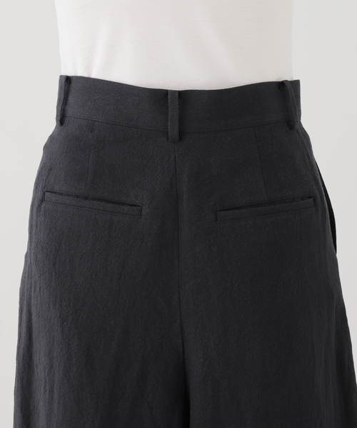 journal standard L'essage(ジャーナルスタンダードレサージュ)の「《セットアップ可》トリプルリネンキュロットパンツ(スラックス・レディース・ブラック/ベージュ・38/36)」の19枚目の写真
