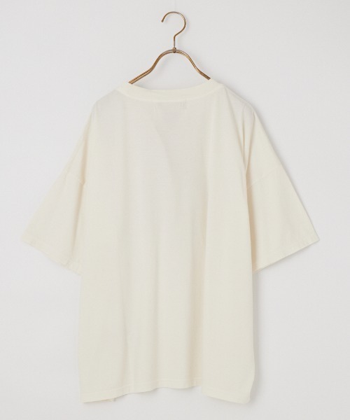 REMI RELIEF（レミレリーフ）の「[REMI RELIEF/レミレリーフ] 別注 ビッグシルエット SP加工プリントＴシャツ（Tシャツ/カットソー・レディース・オフホワイト・M/S/F）」の20枚目の写真