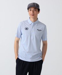 PURPLE LABEL / リターンブリティッシュ ストレッチ ストライプ ポロシャツ（吸水速乾・UVカット）
