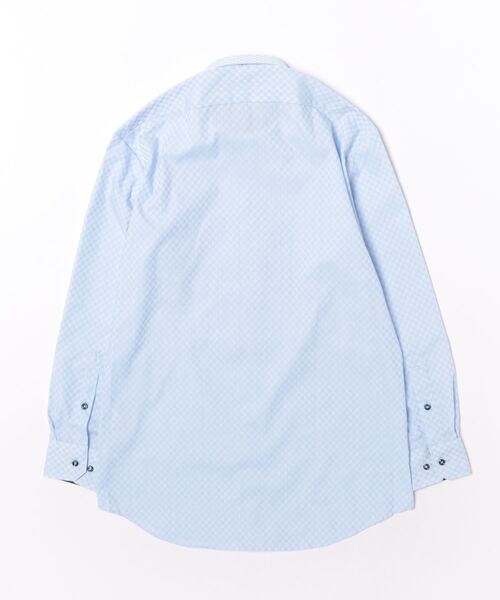 TAKA-Q（タカキュー）の「ワイシャツ メンズ ノンアイロン 綿混 ワイドカラー 長袖 ビジネス ドレス NEWスタンダードフィット（ビジネスシャツ・メンズ・サックスブルー・首回り41cm-裄丈82cm/首回り43cm-裄丈86cm/首回り39cm-裄丈80cm/首回り43cm-裄丈82cm/首回り39cm-裄丈84cm/首回り41cm-裄丈86cm）」の3枚目の写真