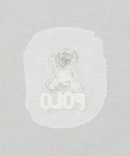 petit main LIEN(プティマインリアン)の「【POLO BCS/リンク】半袖Tシャツ(Tシャツ/カットソー・レディース・ライトグレー/ネイビー/オフホワイト・F)」の13枚目の写真