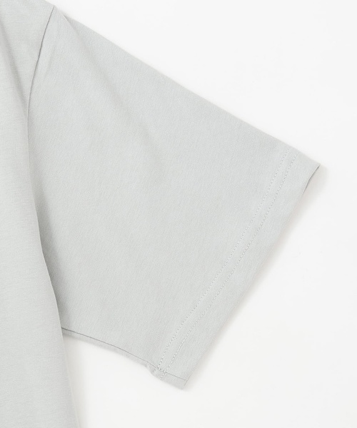 petit main LIEN(プティマインリアン)の「【POLO BCS/リンク】半袖Tシャツ(Tシャツ/カットソー・レディース・ライトグレー/ネイビー/オフホワイト・F)」の14枚目の写真