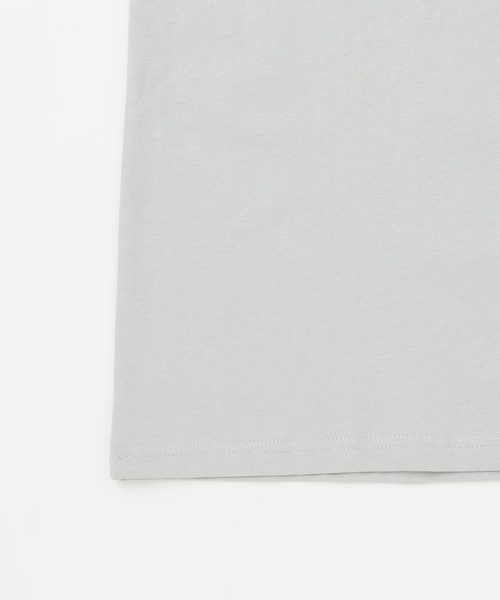 petit main LIEN(プティマインリアン)の「【POLO BCS/リンク】半袖Tシャツ(Tシャツ/カットソー・レディース・ライトグレー/ネイビー/オフホワイト・F)」の15枚目の写真