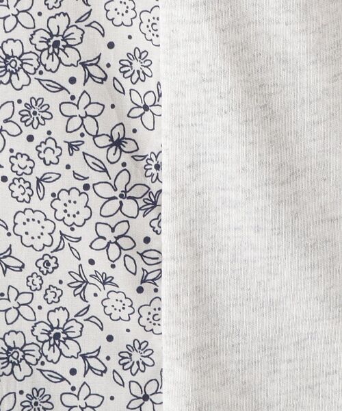 one'sterrace(ワンズテラス)の「花柄プリントコンビフレンチスリーブプルオーバー(シャツ/ブラウス・レディース・カーキ系5/アイボリー系8/ネイビー系5・02)」の15枚目の写真
