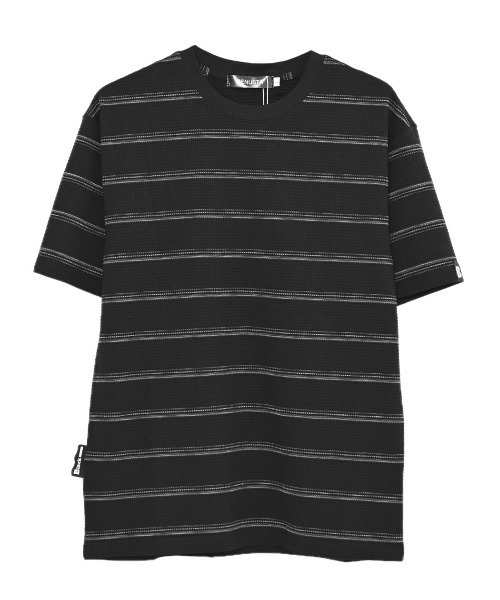 BENUSTA(ベヌスタ)の「『BENUSTA/ベヌスタ』ボーダー半袖Tシャツ【GC】(Tシャツ/カットソー・メンズ・ブラック/ホワイト・L/M)」の10枚目の写真