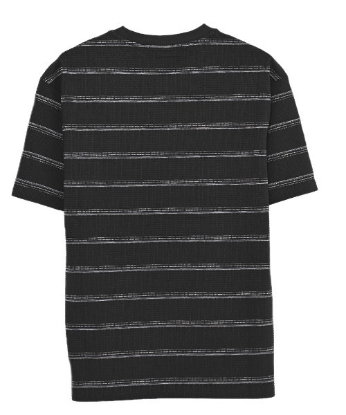 BENUSTA(ベヌスタ)の「『BENUSTA/ベヌスタ』ボーダー半袖Tシャツ【GC】(Tシャツ/カットソー・メンズ・ブラック/ホワイト・L/M)」の11枚目の写真