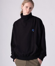 rehacer | rehacer : High Neck Wide Sweat Shirt / ハイネック ワイドスウェットカットソー(スウェット)