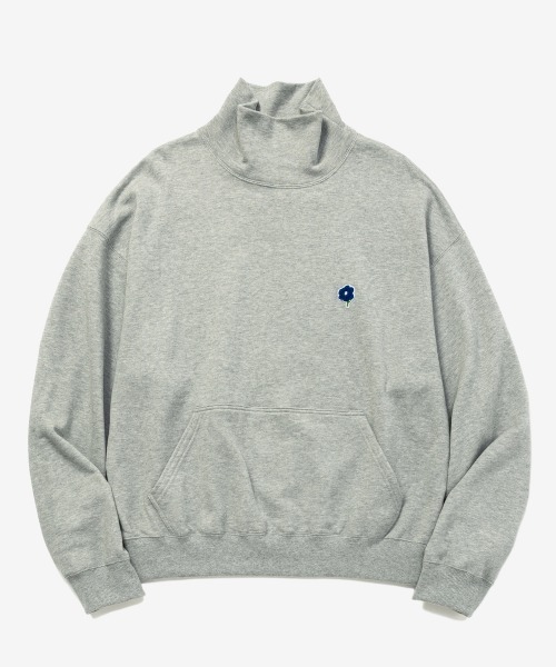 rehacer（レアセル）の「rehacer : High Neck Wide Sweat Shirt / ハイネック ワイドスウェットカットソー（スウェット・メンズ・ブラック/グレー・X-LARGE/LARGE/MEDIUM/SMALL）」の4枚目の写真