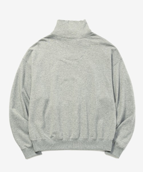 rehacer（レアセル）の「rehacer : High Neck Wide Sweat Shirt / ハイネック ワイドスウェットカットソー（スウェット・メンズ・ブラック/グレー・X-LARGE/LARGE/MEDIUM/SMALL）」の5枚目の写真