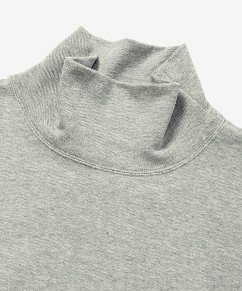 rehacer（レアセル）の「rehacer : High Neck Wide Sweat Shirt / ハイネック ワイドスウェットカットソー（スウェット・メンズ・ブラック/グレー・X-LARGE/LARGE/MEDIUM/SMALL）」の8枚目の写真