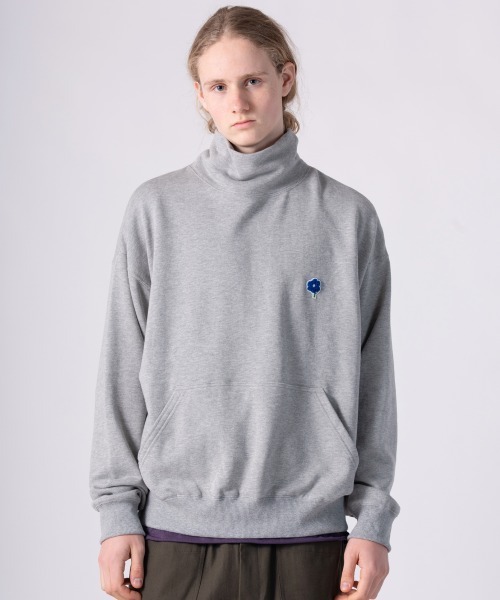 rehacer（レアセル）の「rehacer : High Neck Wide Sweat Shirt / ハイネック ワイドスウェットカットソー（スウェット・メンズ・ブラック/グレー・X-LARGE/LARGE/MEDIUM/SMALL）」の12枚目の写真