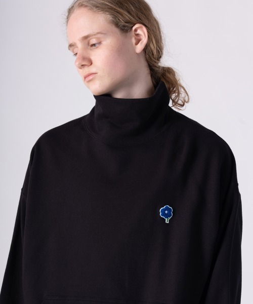 rehacer（レアセル）の「rehacer : High Neck Wide Sweat Shirt / ハイネック ワイドスウェットカットソー（スウェット・メンズ・ブラック/グレー・X-LARGE/LARGE/MEDIUM/SMALL）」の16枚目の写真