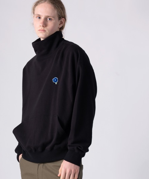 rehacer（レアセル）の「rehacer : High Neck Wide Sweat Shirt / ハイネック ワイドスウェットカットソー（スウェット・メンズ・ブラック/グレー・X-LARGE/LARGE/MEDIUM/SMALL）」の17枚目の写真