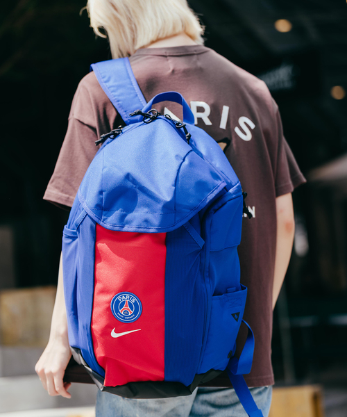 NIKE(ナイキ)の「【NIKE / ナイキ】Paris Saint Germain Nike Academy Backpac(バックパック/リュック・メンズ・ネイビー・FREE)」の1枚目の写真