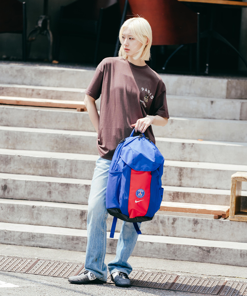 NIKE(ナイキ)の「【NIKE / ナイキ】Paris Saint Germain Nike Academy Backpac(バックパック/リュック・メンズ・ネイビー・FREE)」の3枚目の写真