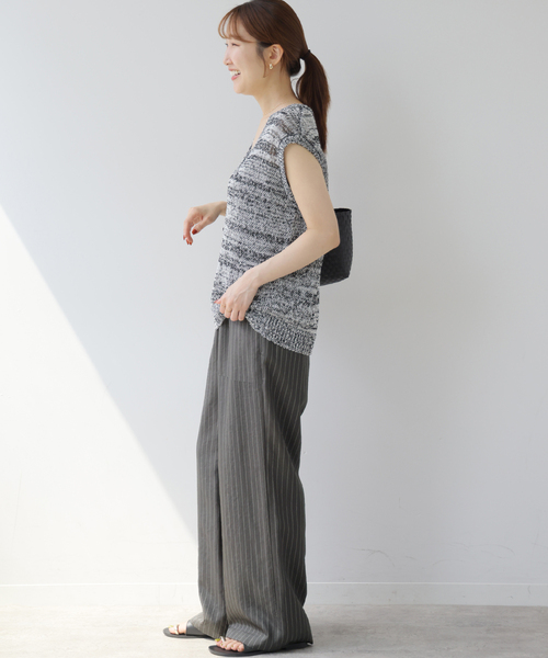 JOURNAL STANDARD relume(ジャーナルスタンダード レリューム)の「ドロストイージーパンツ(その他パンツ・レディース・チャコールグレー/ベージュ/ブラック/ブラウン・36/38)」の7枚目の写真