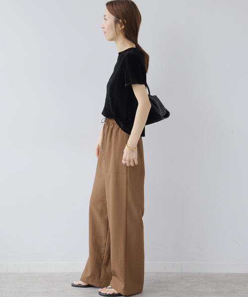 JOURNAL STANDARD relume(ジャーナルスタンダード レリューム)の「ドロストイージーパンツ(その他パンツ・レディース・チャコールグレー/ベージュ/ブラック/ブラウン・36/38)」の14枚目の写真
