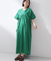 ゆるラク カフタン風ロングワンピース