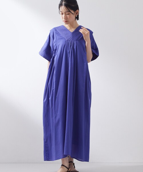 THE SHOP TK (ザ ショップ ティーケー )の「ゆるラク カフタン風ロングワンピース(ワンピース・レディース・ブラック/グリーン/ブルー系その他・99)」の12枚目の写真