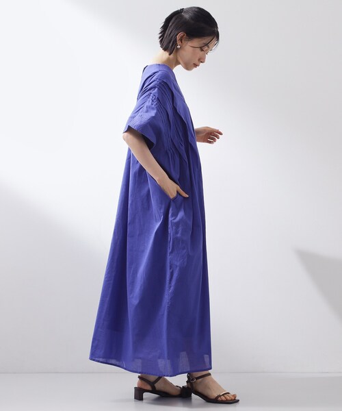 THE SHOP TK (ザ ショップ ティーケー )の「ゆるラク カフタン風ロングワンピース(ワンピース・レディース・ブラック/グリーン/ブルー系その他・99)」の13枚目の写真