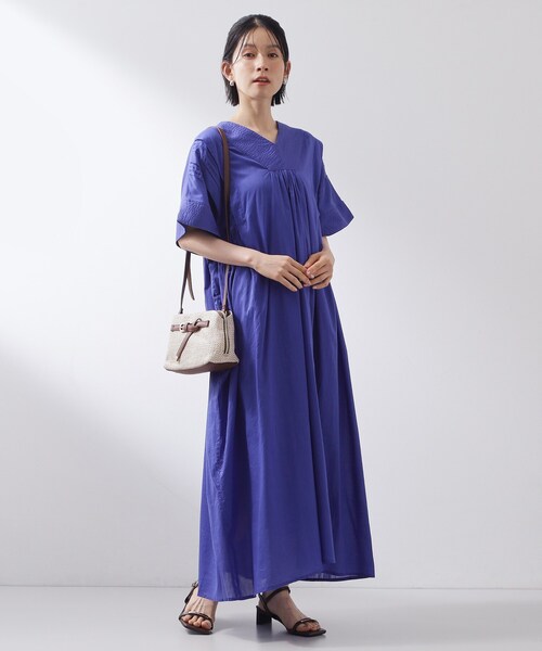 THE SHOP TK (ザ ショップ ティーケー )の「ゆるラク カフタン風ロングワンピース(ワンピース・レディース・ブラック/グリーン/ブルー系その他・99)」の14枚目の写真