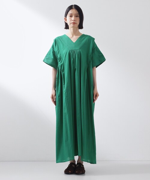 THE SHOP TK (ザ ショップ ティーケー )の「ゆるラク カフタン風ロングワンピース(ワンピース・レディース・ブラック/グリーン/ブルー系その他・99)」の16枚目の写真