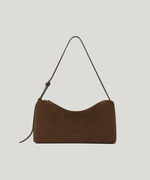 OVHEE（オヴェイ）の「ミヌスエードショルダーバッグ Minu Suede Shoulder Bag（ショルダーバッグ・レディース・ブラック/ダークブラウン・FREE）」の14枚目の写真