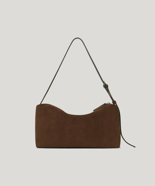 OVHEE（オヴェイ）の「ミヌスエードショルダーバッグ Minu Suede Shoulder Bag（ショルダーバッグ・レディース・ブラック/ダークブラウン・FREE）」の16枚目の写真