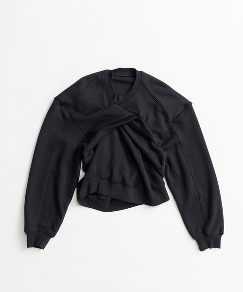 PRANK PROJECT(プランクプロジェクト)の「【2026Autumn Pre-Order】ツイストスウェット / Twist Sweatshirt(スウェット・レディース・グレー/ブラウン/ブラック・FREE)」の1枚目の写真