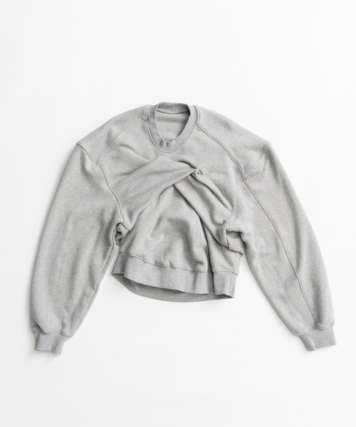 PRANK PROJECT(プランクプロジェクト)の「【2026Autumn Pre-Order】ツイストスウェット / Twist Sweatshirt(スウェット・レディース・グレー/ブラウン/ブラック・FREE)」の5枚目の写真