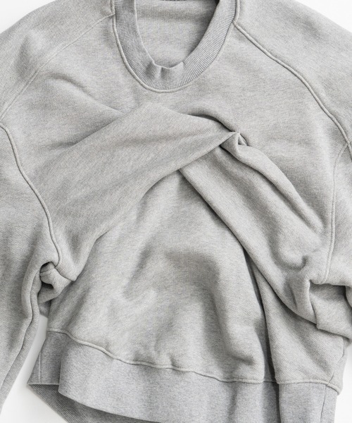 PRANK PROJECT(プランクプロジェクト)の「【2026Autumn Pre-Order】ツイストスウェット / Twist Sweatshirt(スウェット・レディース・グレー/ブラウン/ブラック・FREE)」の7枚目の写真