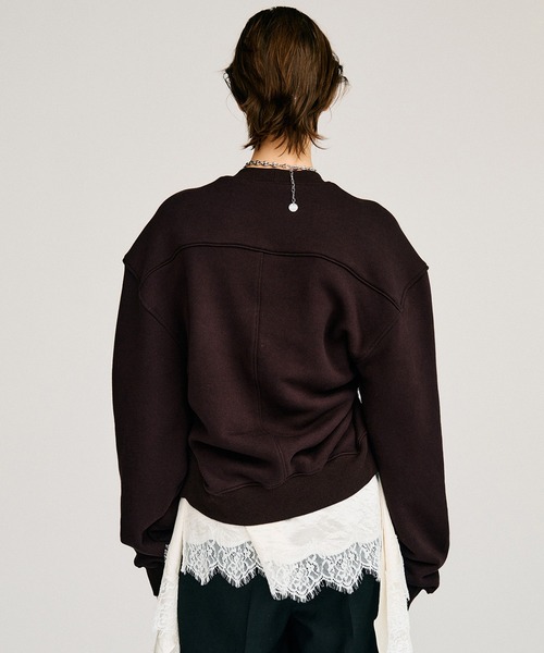 PRANK PROJECT(プランクプロジェクト)の「【2026Autumn Pre-Order】ツイストスウェット / Twist Sweatshirt(スウェット・レディース・グレー/ブラウン/ブラック・FREE)」の17枚目の写真