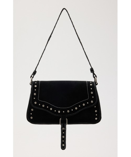 MOUSSY(マウジー)の「【26年AW新作】JEWEL STUDS ショルダーバッグ(ショルダーバッグ・レディース・ブラウン/ブルー/ブラック・FREE)」の1枚目の写真
