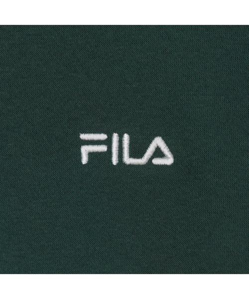 FILA（フィラ）の「COLOR BLOCK HALF ZIP SWEAT / カラーブロック ハーフジップスウェット（スウェット・メンズ・ダークグリーン/ネイビー/ブラック・M/L/XL）」の7枚目の写真