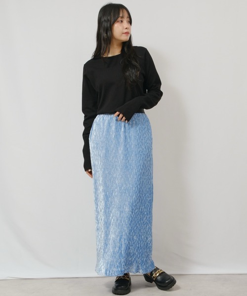 palm RICHE（ポームリシュ）の「ハイゲージ刺繍ロゴニット（Tシャツ/カットソー・レディース・ライトベージュ/レッド/ブラック・M）」の20枚目の写真